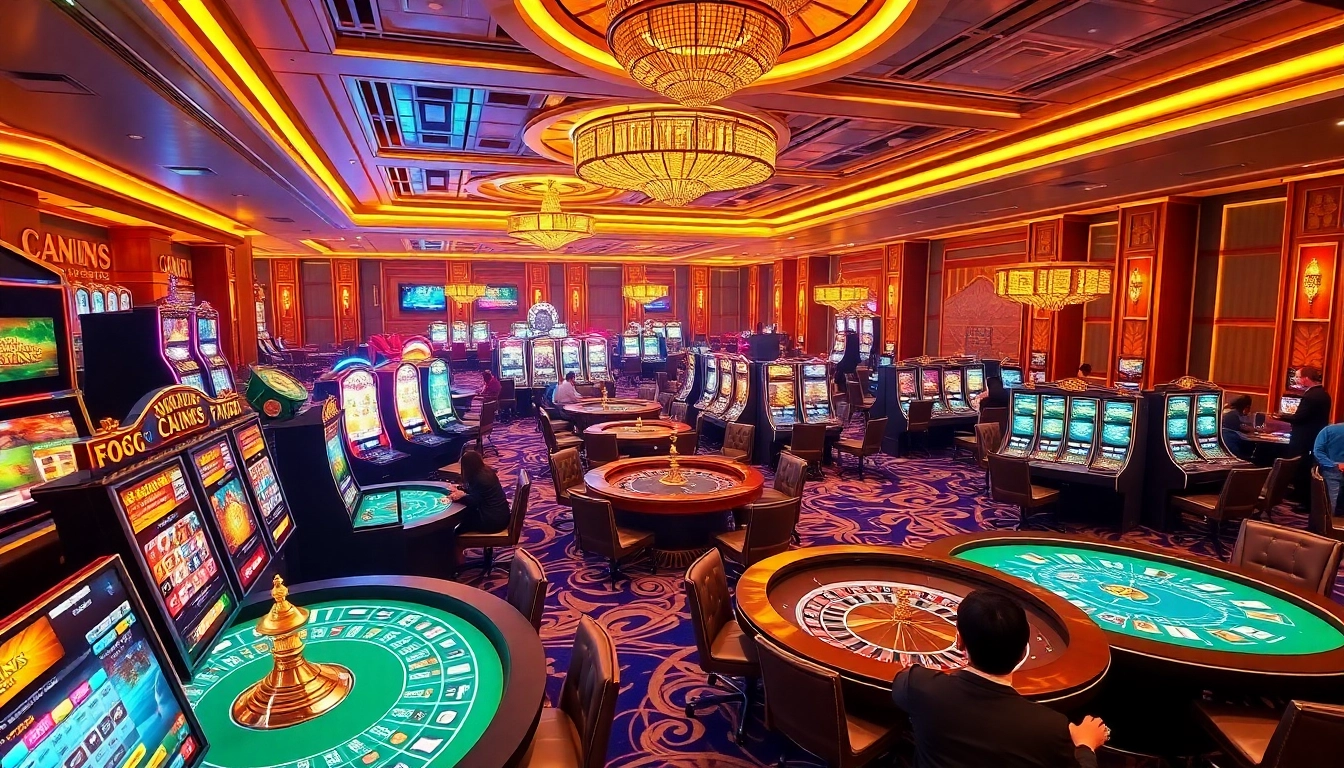 Experience vibrant gaming excitement at loto188.gb.net's luxurious casino, featuring thrilling slot machines and roulette.