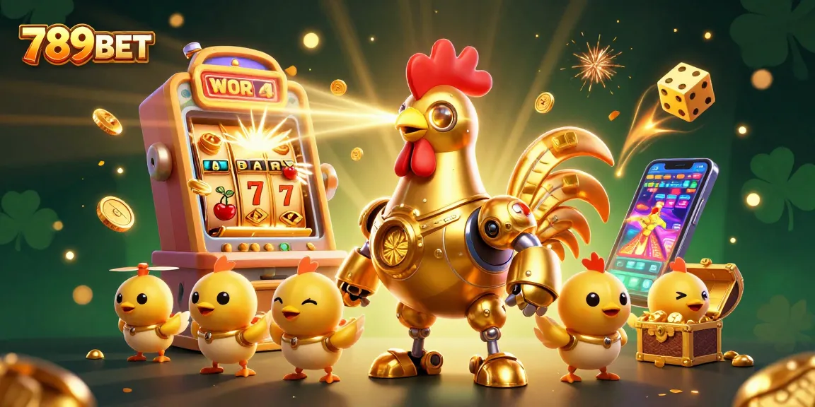 Experience the thrilling excitement of 789BET with a vibrant casino scene featuring animated characters and game elements.