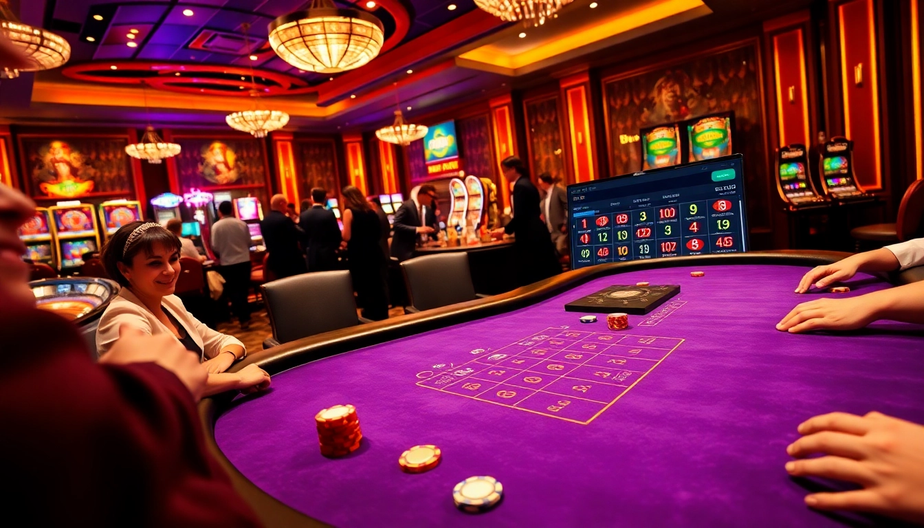 Gamble on winning strategies with the vibrant atmosphere of DEBET casino showcasing games and excitement
