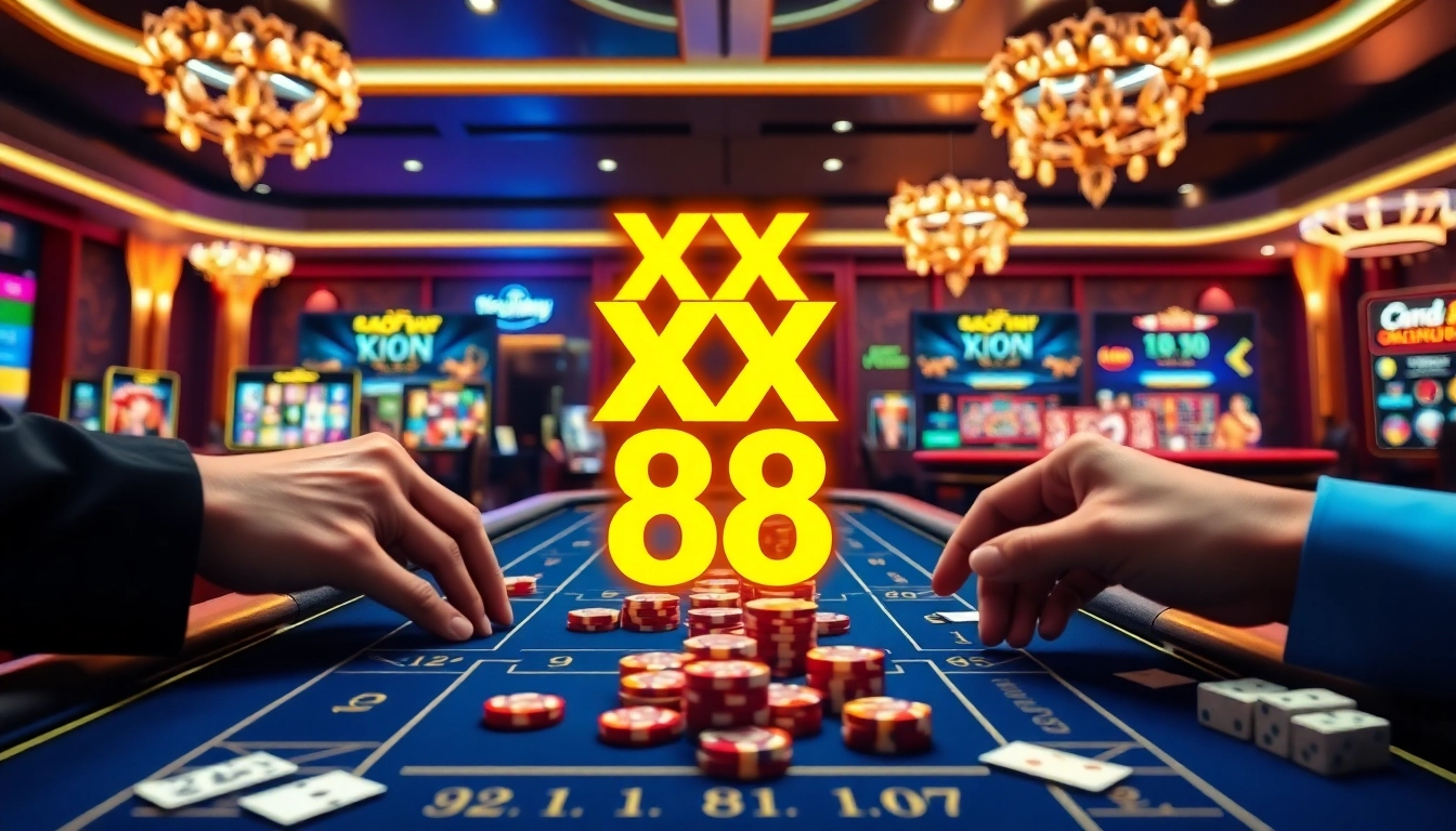 Players engaging with the exciting XX 88 casino games online, emphasizing dynamic betting action.