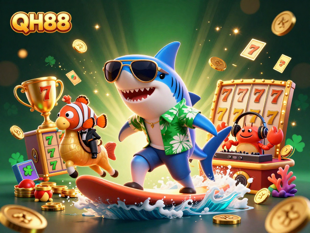 Engage in the excitement of QH88 with colorful characters and vibrant game elements.