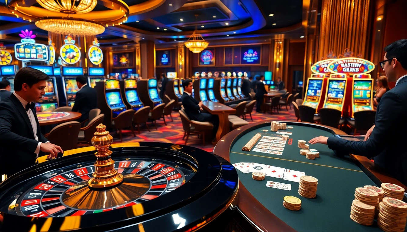 Experience thrilling bets at THABET's vibrant casino filled with roulette, poker, and slot excitement.