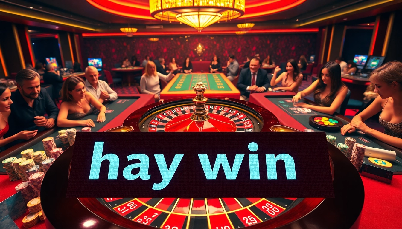 Experience the thrill of winning at hay win while enjoying a luxurious casino atmosphere.