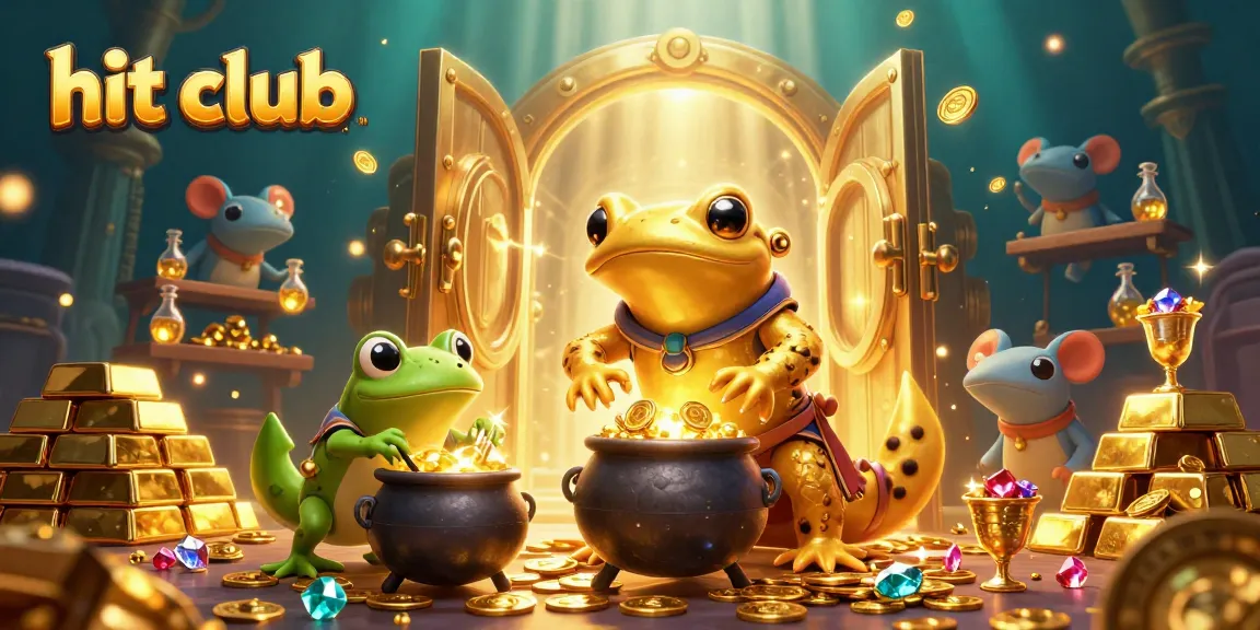 Experience the thrill of the hit club with vibrant casino elements and alchemy in this 3D scene.
