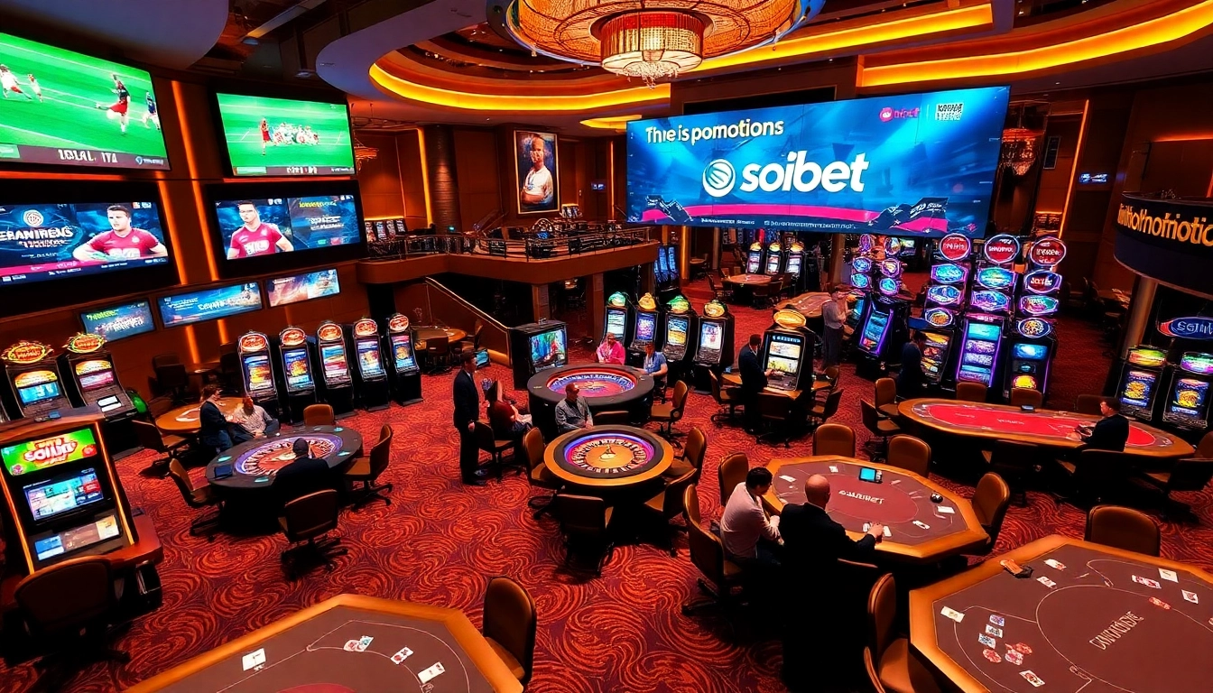 Experience the thrill of betting at เว็บ soibet with exciting games and vibrant casino atmosphere.