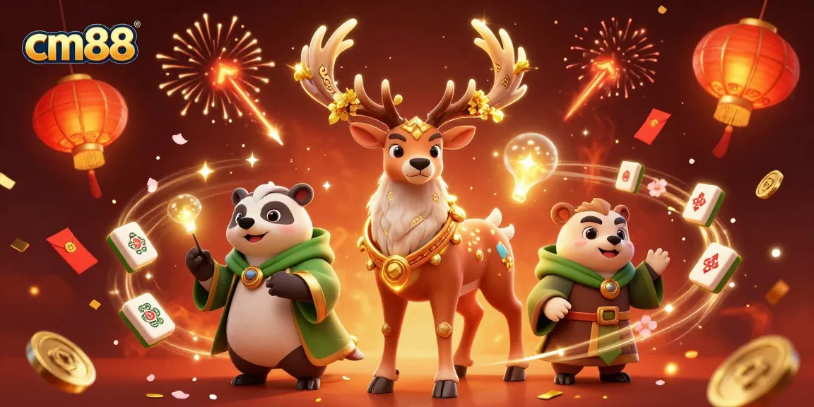 Experience the excitement of cm88 casino with vibrant game elements and animated characters.