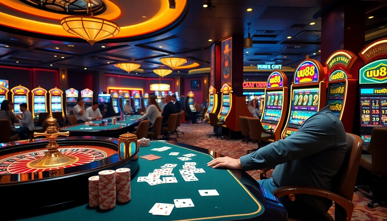 Experience the thrill of winning at the uu88 casino with vibrant gaming atmosphere.