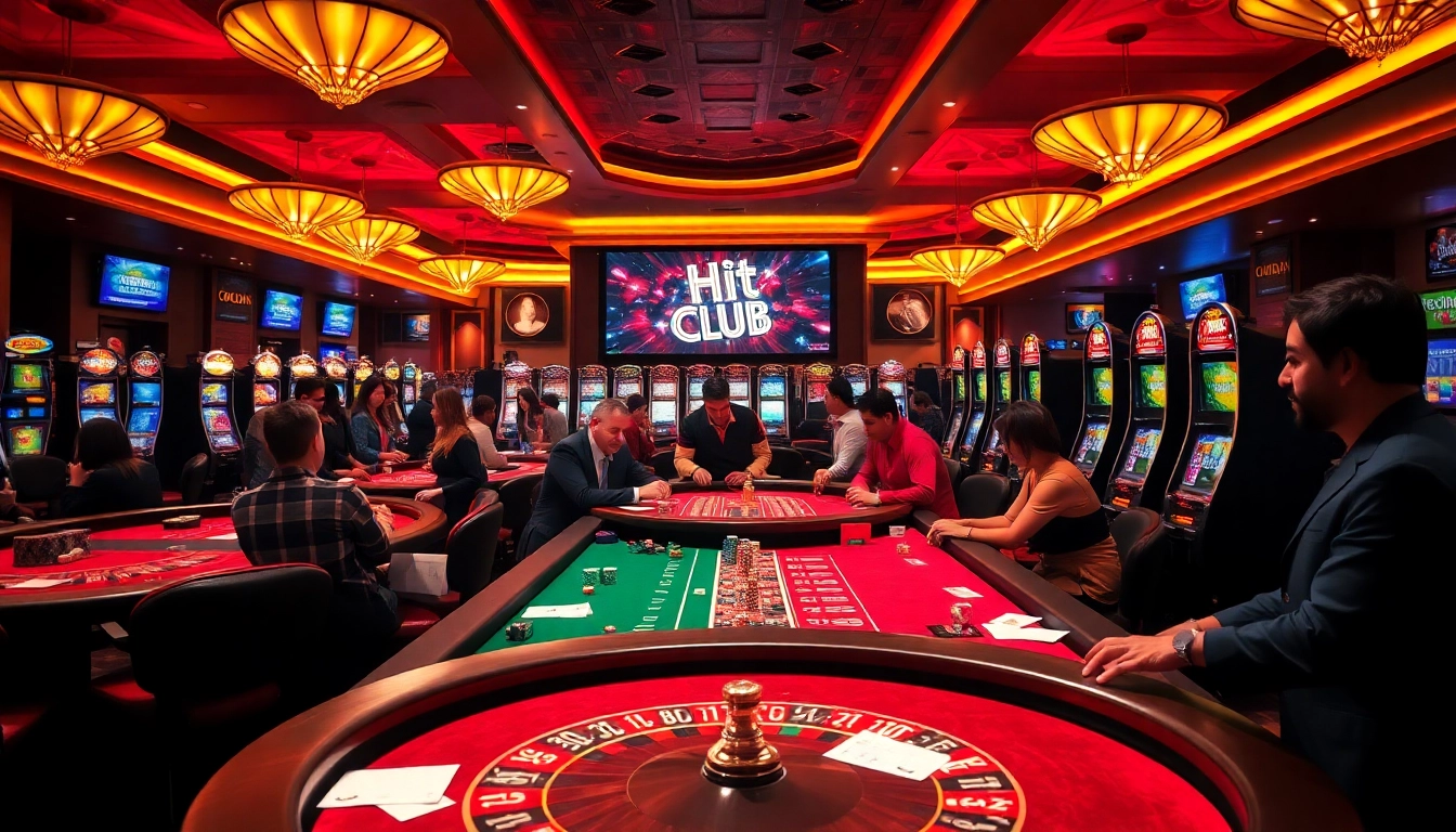 Experience the thrill of gambling at the hit club with exciting casino games and vibrant atmosphere.