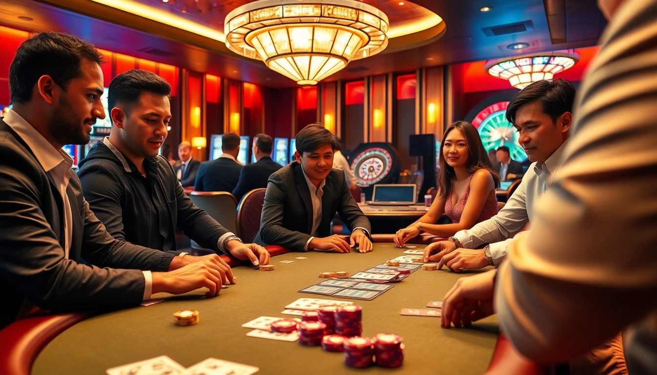 Gamble at the vibrant poker table while exploring winning strategies at https://nk88top.com/.