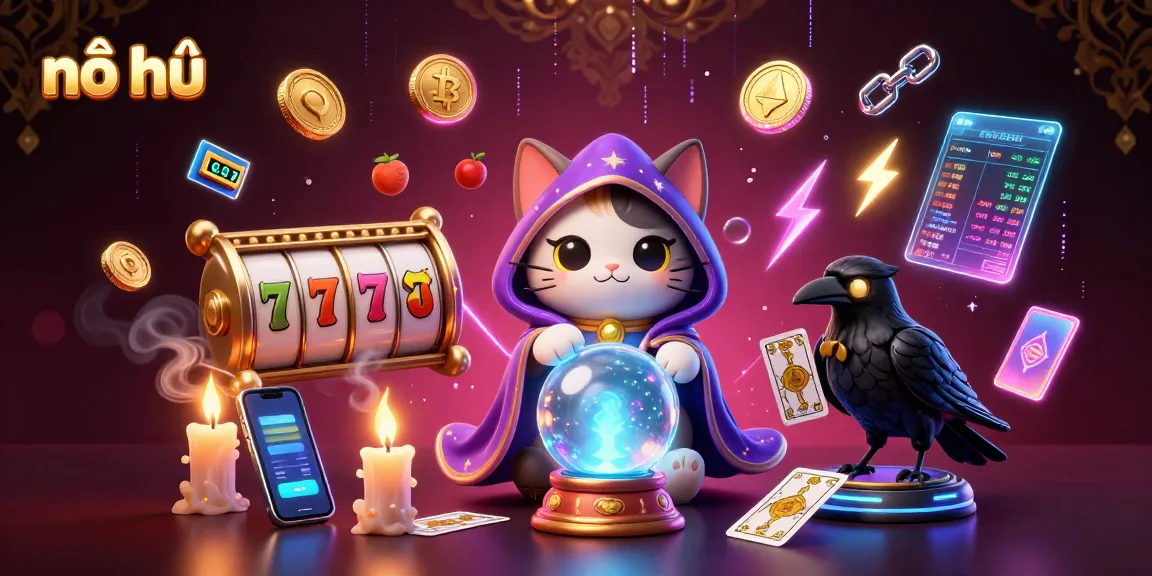 Experience the thrill of nổ hũ jackpot slots with vibrant 3D cartoon characters amidst dynamic casino elements.