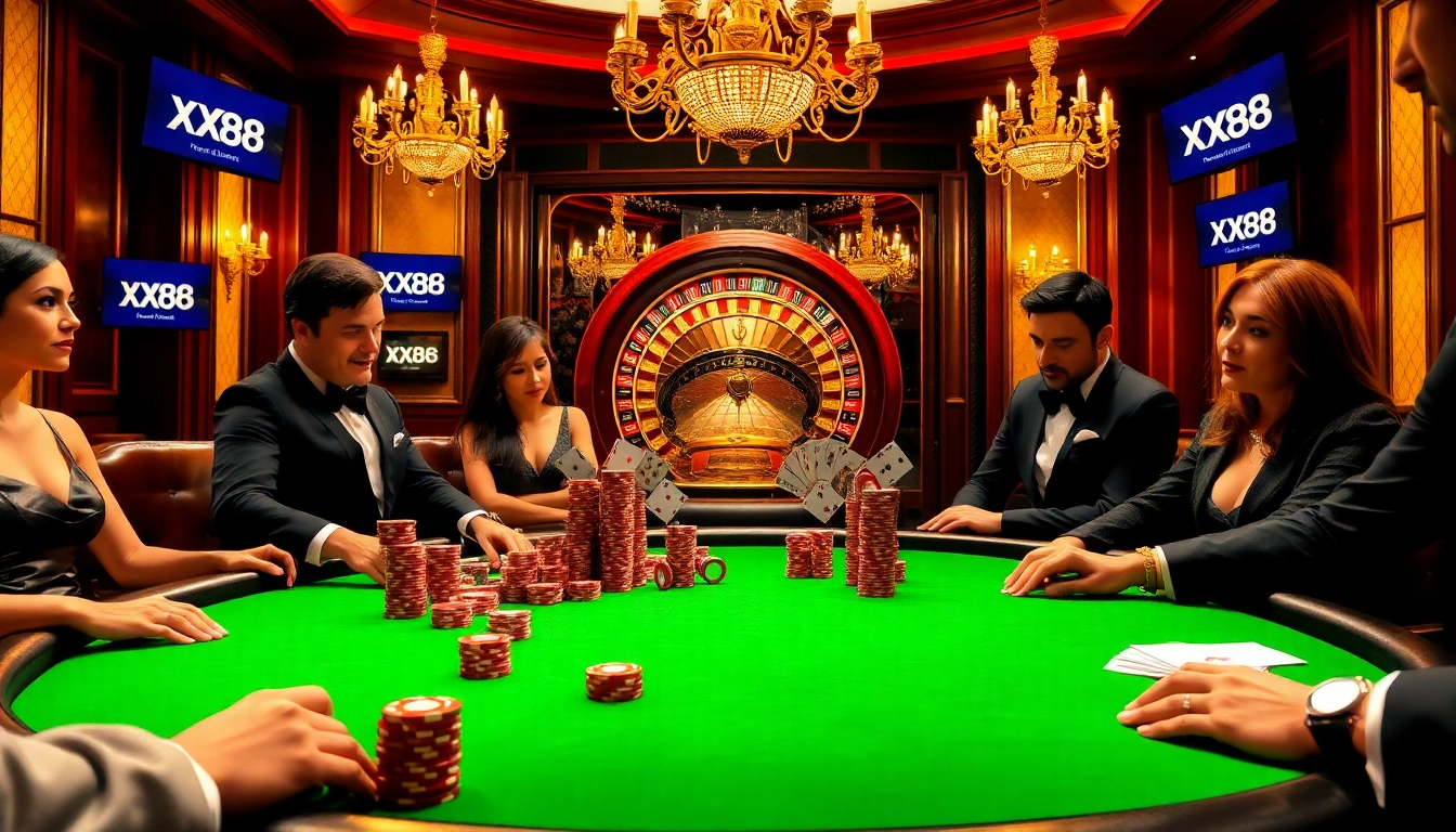 Experience the thrill of poker at XX88 casino, where high stakes and excitement await every gambler.