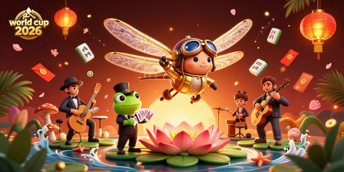 Engage with the world cup 2026 gaming scene featuring vibrant casino elements and lively characters.