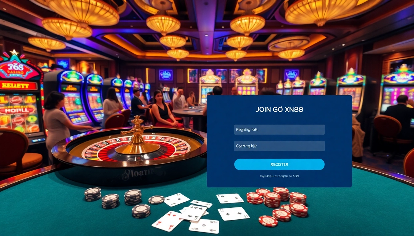Experience thrilling gambling action with đăng ký xn88 and vibrant casino visuals.