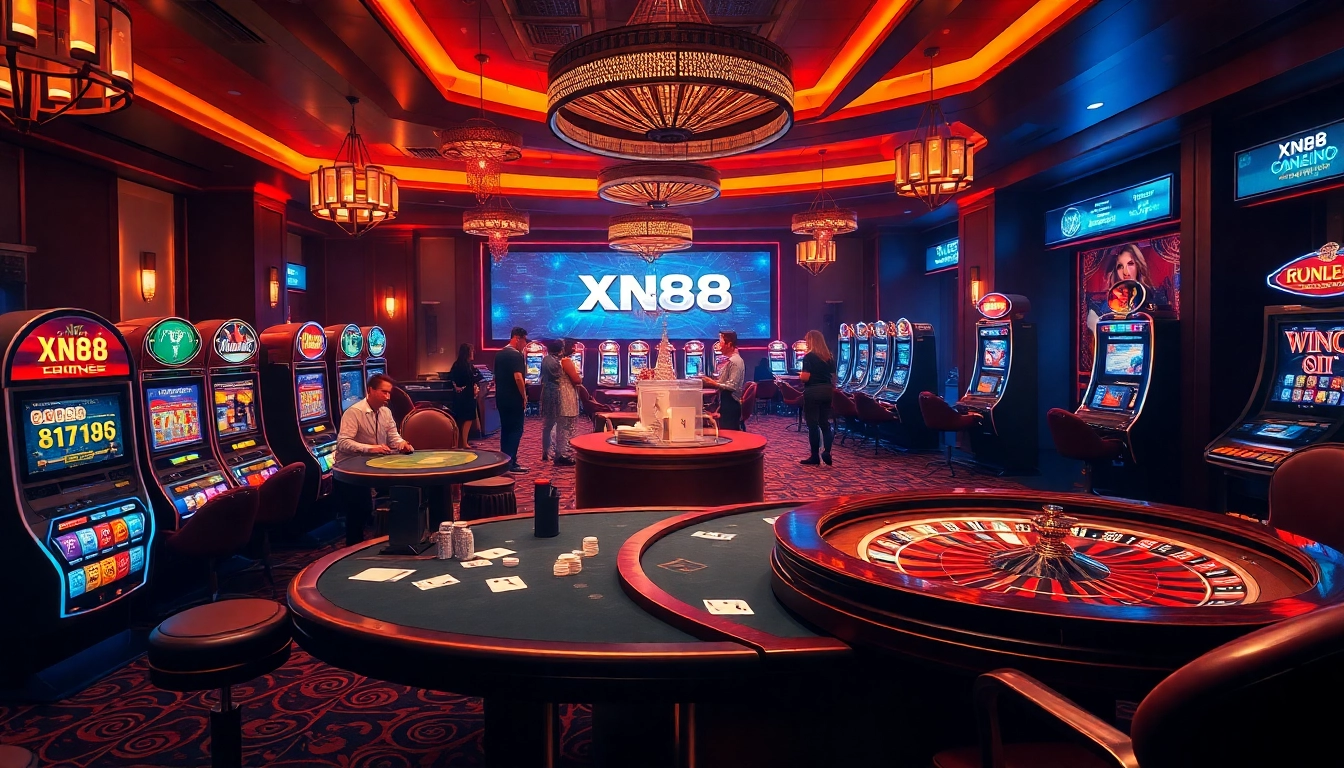 Play exciting games at đăng ký xn88 casino with vibrant tables and engaging players.