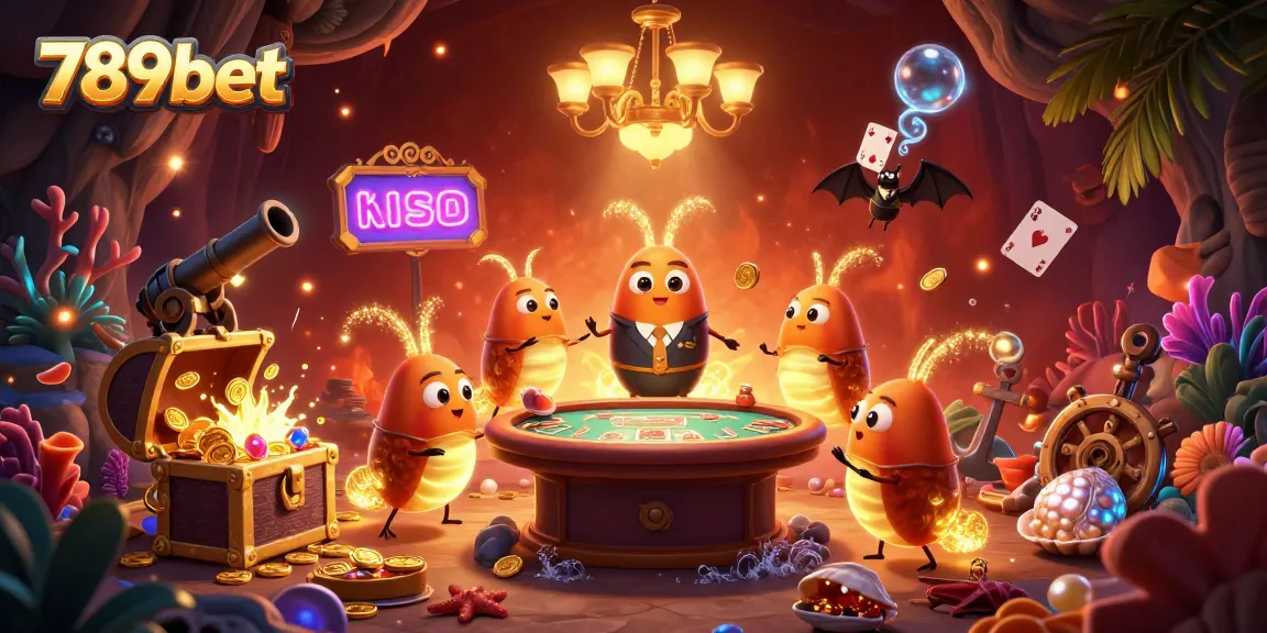 Join 789bet with glowing elements lighting up fun in a vibrant cave casino scene.