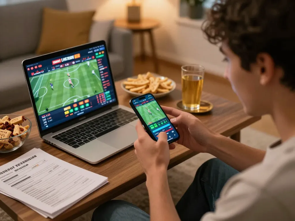 Betting on fabet from home while engaging with live sports scores and dynamic gameplay.