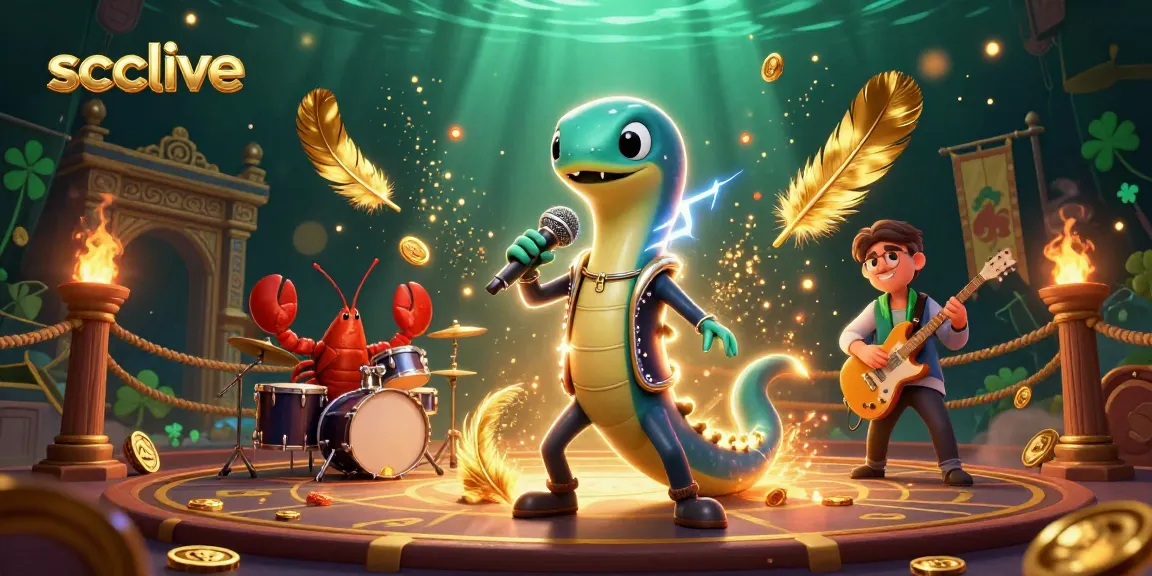 Socolive entertains with dynamic underwater casino vibes featuring an electric eel DJ and vibrant band.
