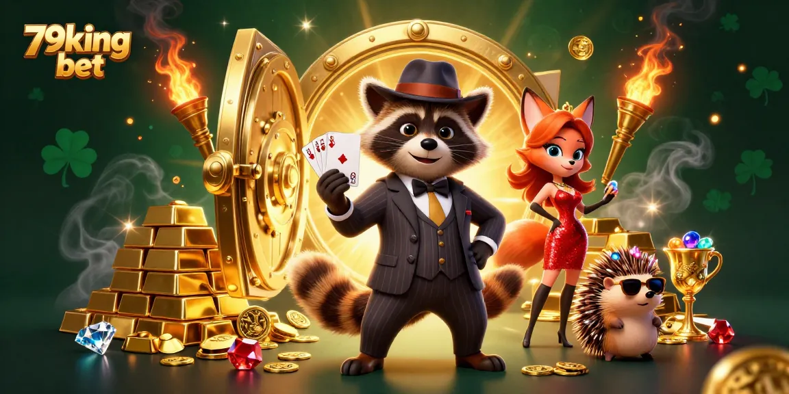 Experience 79king bet with a thrilling casino atmosphere filled with riches and vibrant characters.