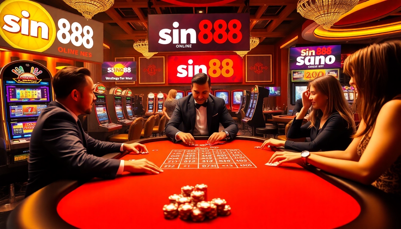 Experience high-stakes excitement at sin88 with thrilling poker games and casino tables.