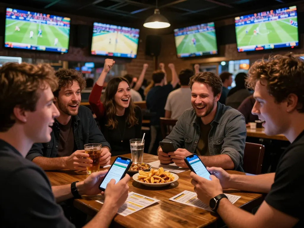 Experience sports betting with vebotv in an exciting sports bar atmosphere