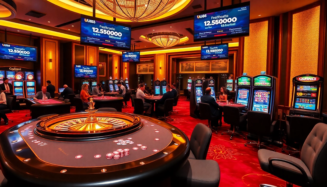 Experience the thrill of casino gaming with uu88's exciting table games and jackpot slots.