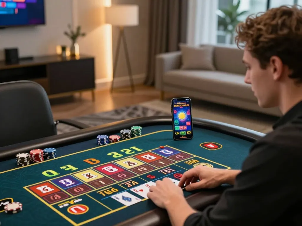 xóc đĩa game being played online with player engaged in the digital interface.
