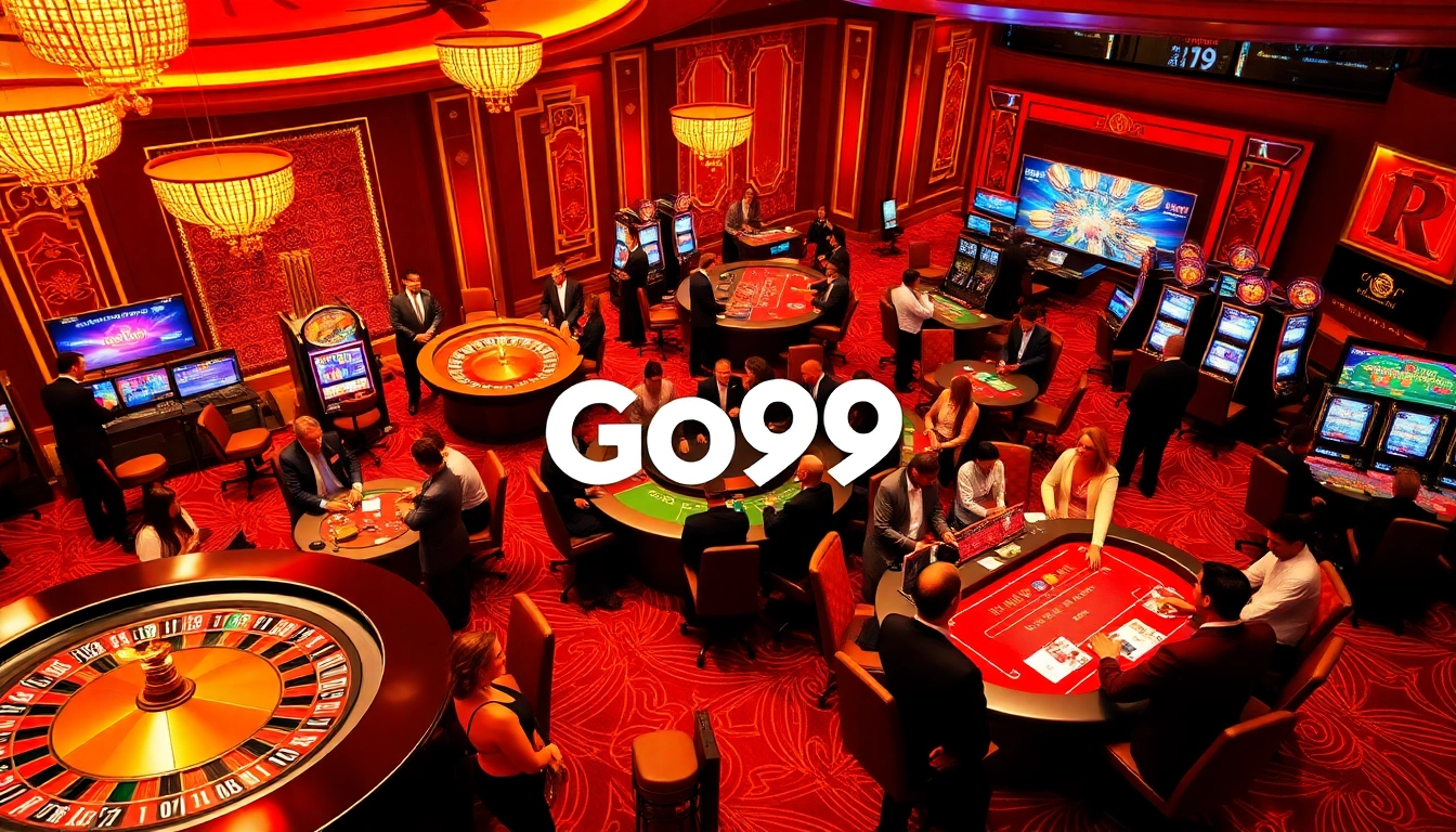 Experience high-stakes gaming at Go99 with lively casino tables and exciting slot machines.