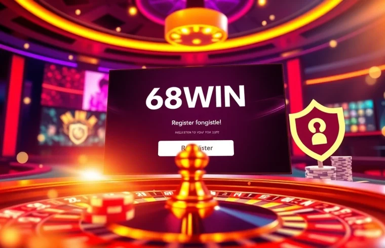 Engaging image showcasing the excitement of đăng ký 68win at a luxury online casino.