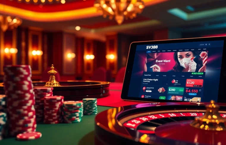 Experience live betting thrills at https://sv388win.live with engaging casino visuals.