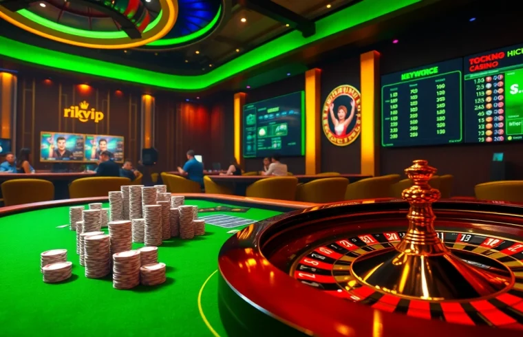 Experience the excitement of rikvip's online casino with vibrant games and betting.