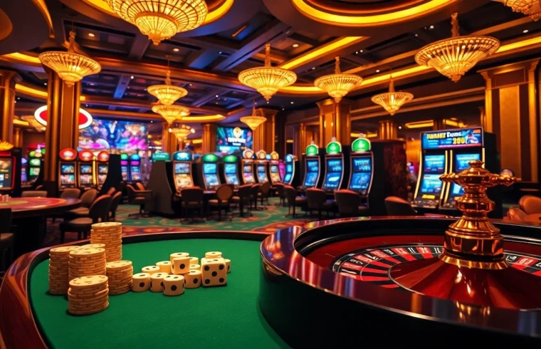 Betting excitement at https://789bet.tours/ featuring vibrant casino games and luxurious ambiance.