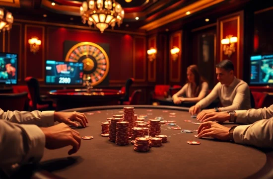 Experience thrilling poker action at Fb88's sophisticated casino tables.