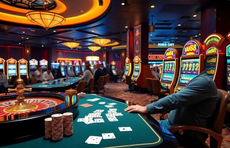 Experience the thrill of winning at the uu88 casino with vibrant gaming atmosphere.