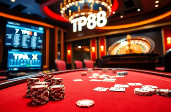 Engaging gambling scene showcasing the luxury of TP88 casino poker gameplay ambiance.