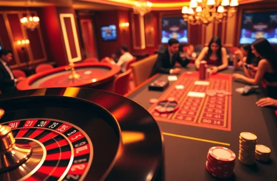 Players gambling at a luxurious casino table inspired by https://www.jl55.club/ focus on winning strategies.