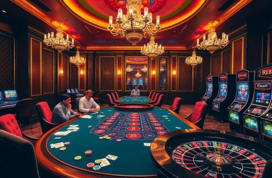 Winning at red88.hot with a vibrant baccarat table and colorful poker chips.