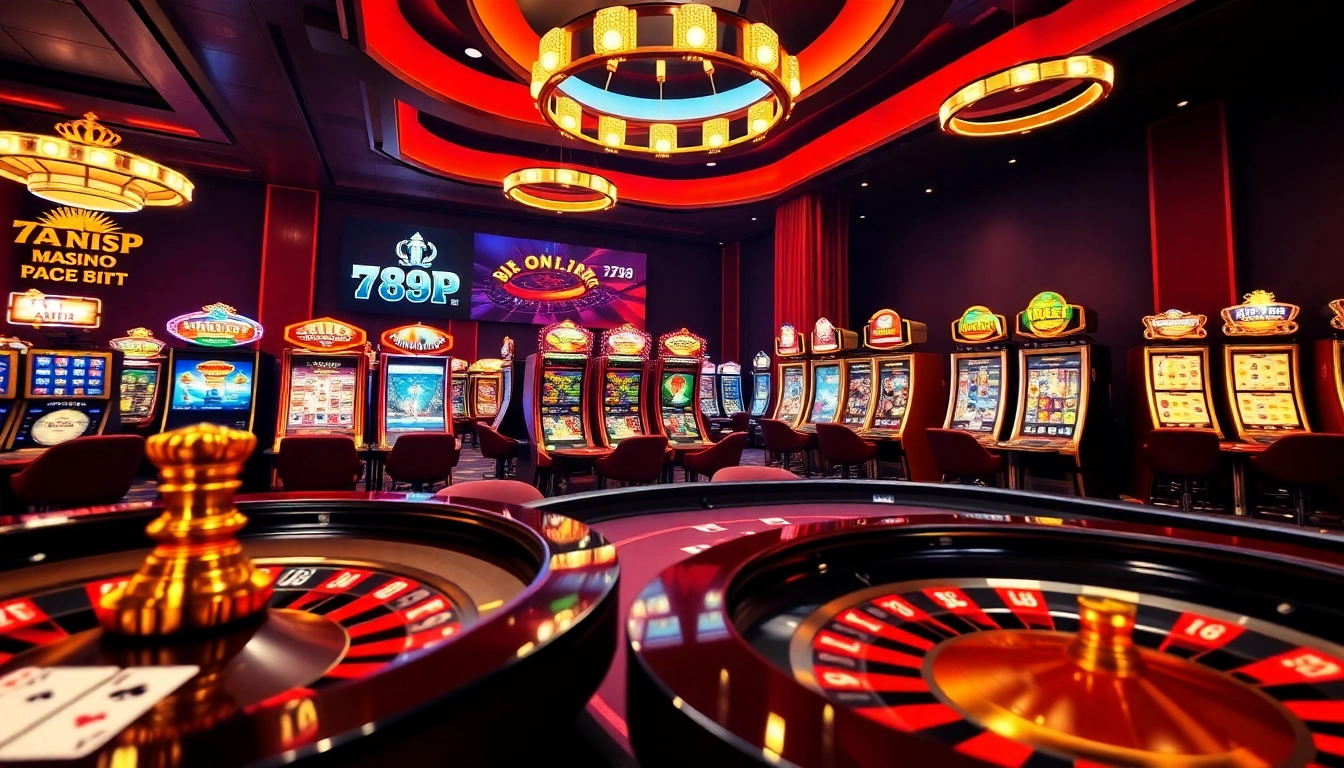 Experience the excitement of playing 789P with a luxurious online casino interface.