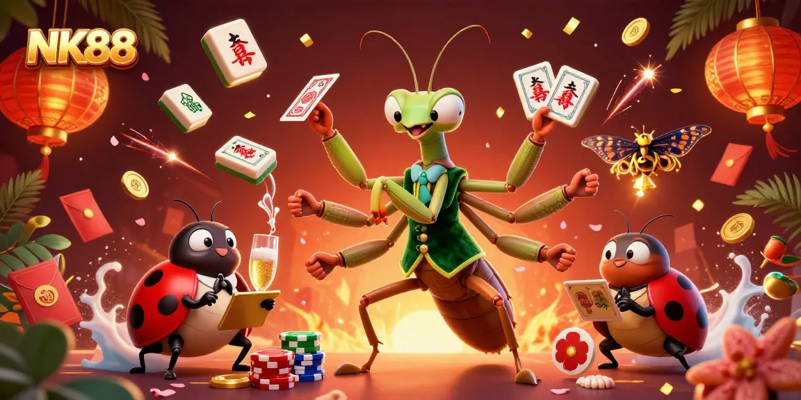Experience vibrant NK88 casino adventures as our engaging characters deal cards and celebrate wins.