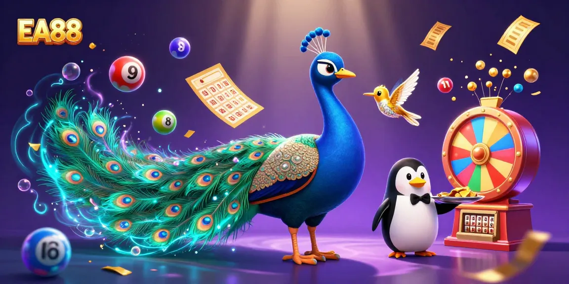 Experience thrilling gameplay with EA88 featuring vibrant lottery elements and engaging characters.